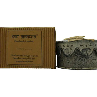 Bali Mantra Victorian Tin Candle 280g - French Vanilla - Shower & Body Care