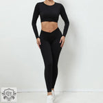 Bare Back Top & Yoga Trousers - Clothing