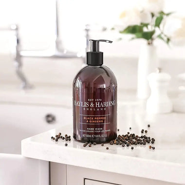 Baylis & Harding Black Pepper & Ginseng Hand Wash 500ml - Bath & Body