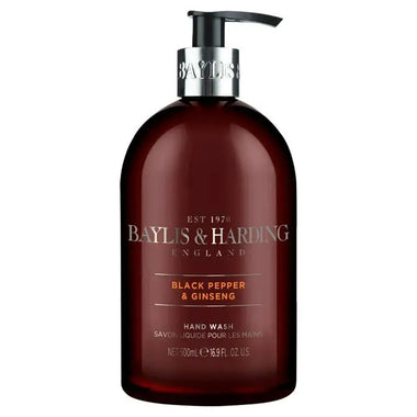 Baylis & Harding Black Pepper & Ginseng Hand Wash 500ml - Bath & Body