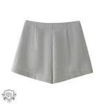 Belted Blazer & Straight Leg Shorts - Clothing