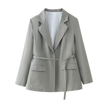 Belted Blazer & Straight Leg Shorts - Clothing