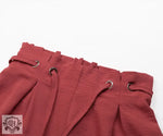 High Waist Belted Summer Shorts - QH Clothing