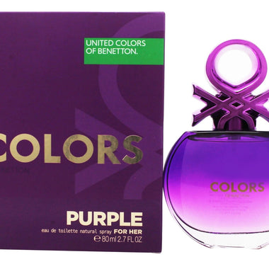 Benetton Colors de Benetton Purple Eau de Toilette 80ml Spray - QH Clothing