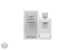 Bentley Momentum Eau de Toilette 100ml Spray elegantly displayed on a reflective surface