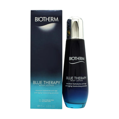 Biotherm Blue Therapy Milky Lotion Anti-Aging Moisturising Emulsion 75ml - All Skin Types - QH Clothing