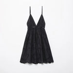 Black Hollow Out Cami Dress - QH Clothing