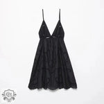 Black Hollow Out Cami Dress - QH Clothing