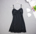 Black Lace Sexy Nightdress - QH Clothing