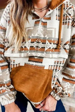 Bohemian Aztec Pocket Sweater - QH Clothing