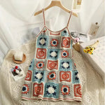 Summer Women Bohemian Vintage Crochet Strap Dress - Quality Home Clothing| Beauty