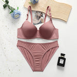 Breathable Simple Underwear Set - 70B / Cameo Brown - Clothing