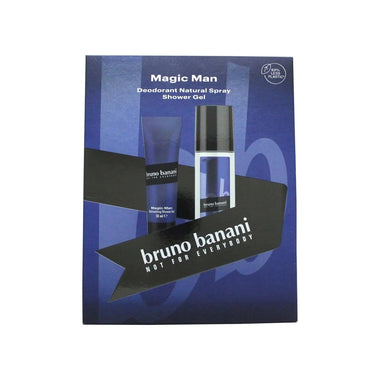 Bruno Banani Magic Man Gift Set 75ml Deodorant Natural Spray + 50ml Shower Gel - QH Clothing