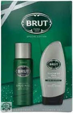 Brut Gift Set 200ml Deodorant Spray + 250ml Shower Gel - QH Clothing