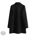 Loose Fit Double Breasted Coat - QH Clothing