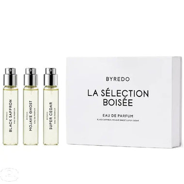 Byredo La Selection Boisee Gift Set 12ml Black Saffron EDP + 12ml Mojave Ghost EDP + 12ml Super Cedar EDP - QH Clothing