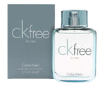 Calvin Klein CK Free cologne bottle and packaging for Eau De Toilette 50ml Sprej