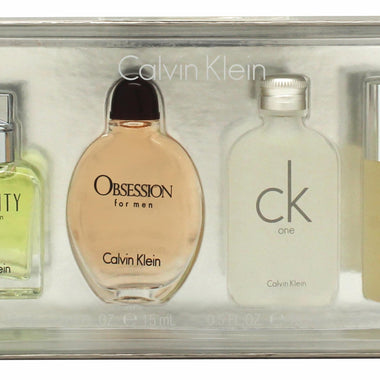 Calvin Klein Miniature Gift Set 15ml Eternity EDT + 15ml Obsession EDT + 15ml CK One EDT + 15ml Escape EDT - Fragrance