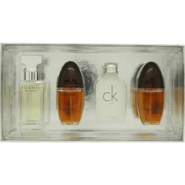 Calvin Klein Women Miniature Gift Set 15ml Eternity EDP + 15ml CK One EDT + 2 x 15ml Obsession EDP - Fragrance