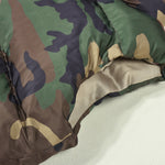 Camo Print Sleeveless Padded Vest - Clothing