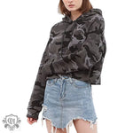 Fleece-Lined Camo Hoodie - QH Clothing