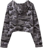 Fleece-Lined Camo Hoodie - QH Clothing