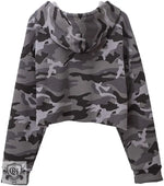 Fleece-Lined Camo Hoodie - QH Clothing