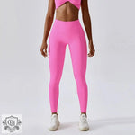 Yoga Pants Hip Lifting Running  Fitness Pants Candy Color High Waist Tight Sports Pants - Quality Home Clothing| Beauty