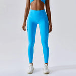 Yoga Pants Hip Lifting Running  Fitness Pants Candy Color High Waist Tight Sports Pants - Quality Home Clothing| Beauty