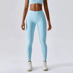 Yoga Pants Hip Lifting Running  Fitness Pants Candy Color High Waist Tight Sports Pants - Quality Home Clothing| Beauty