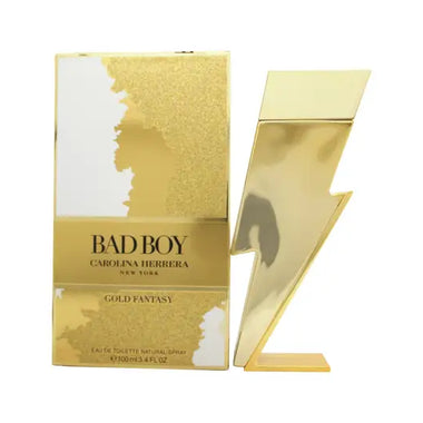 Carolina Herrera Bad Boy Gold Fantasy Eau de Toilette 100ml Spray - Fragrance