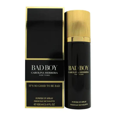 Carolina Herrera Bad Boy Power Up Spray Fresh Eau de Toilette 100ml Spray - Quality Home Clothing| Beauty