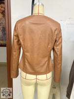 Casual Faux Leather Biker Jacket - QH Clothing