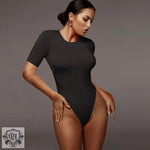 Summer Women Clothing Casual Half-Sleeve Base Top Tight Sexy Bodysuit - Quality Home Clothing| Beauty