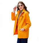 Casual Nylon Hooded Windbreaker Coat - QH Clothing