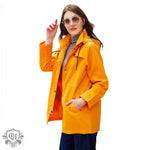 Casual Nylon Hooded Windbreaker Coat - QH Clothing