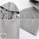 Casual Nylon Hooded Windbreaker Coat - QH Clothing