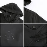 Casual Nylon Hooded Windbreaker Coat - QH Clothing