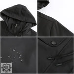 Casual Nylon Hooded Windbreaker Coat - QH Clothing