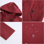 Casual Nylon Hooded Windbreaker Coat - QH Clothing