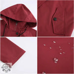 Casual Nylon Hooded Windbreaker Coat - QH Clothing