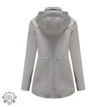 Casual Nylon Hooded Windbreaker Coat - QH Clothing