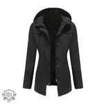 Casual Nylon Hooded Windbreaker Coat - QH Clothing