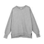 Terry Patchwork Oversized Sweater - QH Clothing