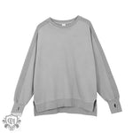 Terry Patchwork Oversized Sweater - QH Clothing