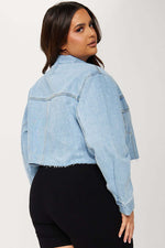 Casual Short Denim Jacket Women - QH Clothing