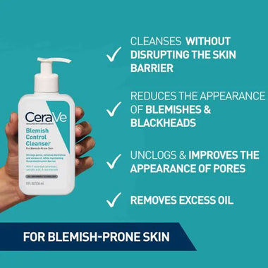 CeraVe Blemish Control Face Cleanser 236ml - QH Clothing