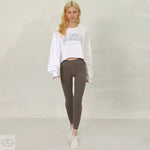 Cropped Letter Print Jumper - Quality Home Clothing| Beauty