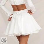 Sexy Women Clothing Bowknot Lace Skirt Sexy White Skirt Summer Sweet Spicy Small Skirt - Quality Home Clothing| Beauty