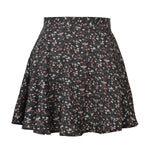 Floral Skirt High Waist Umbrella Skirt Invisible Zipper Chiffon Printed Short Skirt - Quality Home Clothing| Beauty